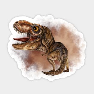 Chibi T-rex Dinosaur Sticker